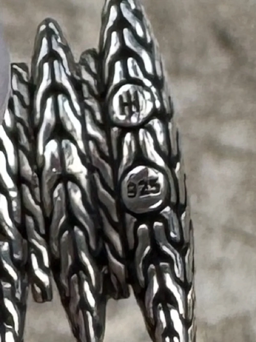 NWOT - JOHN HARDY Sterling Silver Classic Flex Cuff Bracelet (Size Small-Medium)